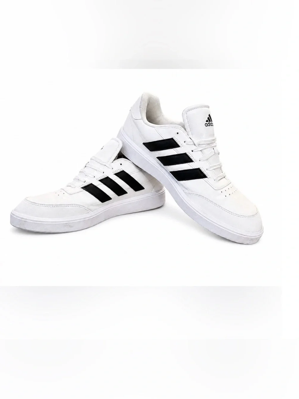 Adidas Courtblock IF4033 Men’s 12.5 White Black Sneakers Court Shoes